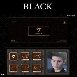 【送料無料】 SEVENTEEN ARTIST CHOCOLATE Black 6枚(アクリルマグネット1枚入り)