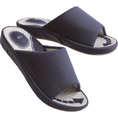 【送料無料】 シェイプエアー美脚スリッパ (ネイビー/L)株式会社サンファミリー