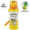 【送料無料】 3Dロック付ワンプッシュダイレクトボトル SNOOPYスケーター(Skater)