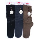 【送料無料】 ハイソックス (ブラック・ネイビー・ブラウン) (23-25cm) (3足セット)みっとめるへん社(4)