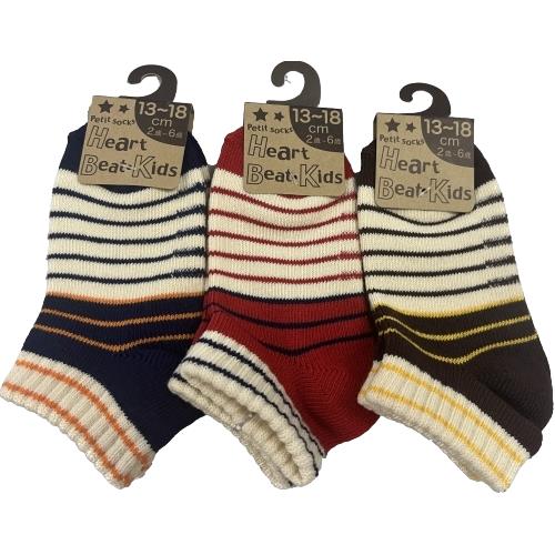 【送料無料】 ネイビー、レッド、ブラック(13-18cm)(2歳〜6歳)(切替ボーダー柄)(3足セット)みっとめるへん社 【送料無料】 ネイビー、レッド、ブラック(13-18cm)(2歳〜6歳)(切替ボーダー柄)(3足セット)みっとめるへん社