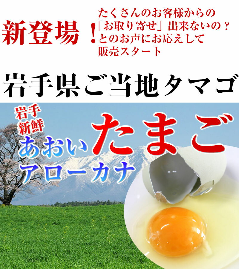 ボン・マルシェ南部マルシェぞっこん広場『アローカナ青いたまごと地養素いきいきたまごの食べ比べセット』