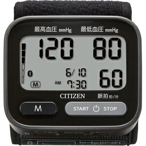 シチズン ・ システムズ CHWH803 CITIZEN 手首式血圧計 Bluetooth通信機能搭載 ブラック