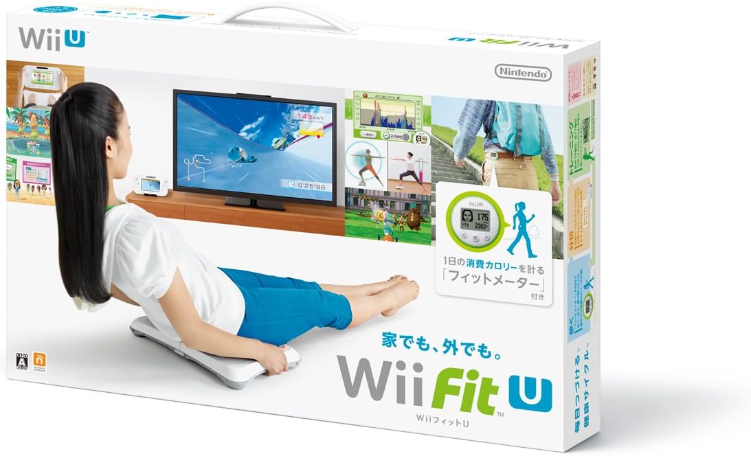 Wii Fit U バランス Wiiボード (シロ ) + フィットメーター ( ミドリ ) セット WiiFitU WUP-R-ASTJ