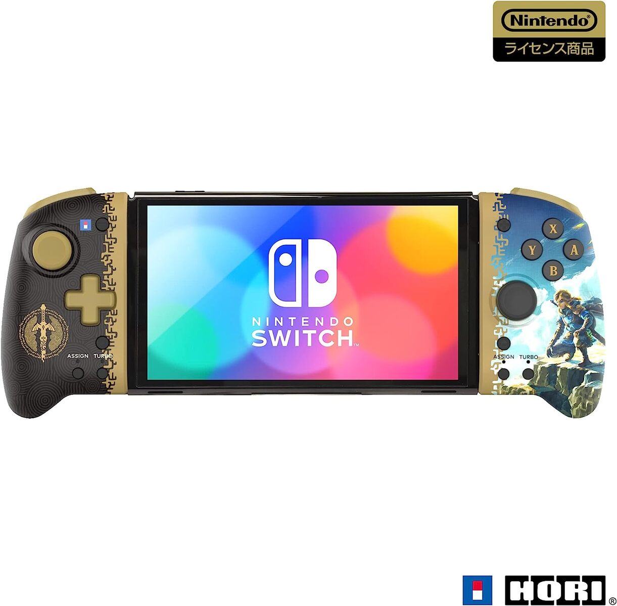 任天堂ライセンス商品 ゼルダの伝説 ティアーズ オブ ザ キングダム グリップコントローラー for Nintendo Switch Switch対応 コントローラー ゼルダ 4961818036680