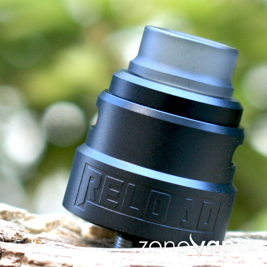 Reload S RDA 24mm by Reload Vapor USA Black 電子タバコ VAPE ベイプ