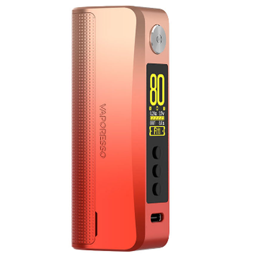 Vaporesso ベポレッソGEN 80S Mod Neon Orange 電子タバコ VAPE ベイプ テクニカルモッド リキッド 本体 スターターキット タールニコチン0 水蒸気 アトマイザー 2