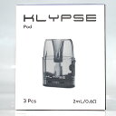 取り外し可能なトップダストキャップで持ち運びに最適なPOD登場です。Innokin Klypse Kitは、MTLエクスペリエンスです。2mlポッドカートリッジには1.2オームのコイルが装着されており、サイドフィリングデザインが特徴です。 こちらは交換POD容量：2ml1箱3個入り