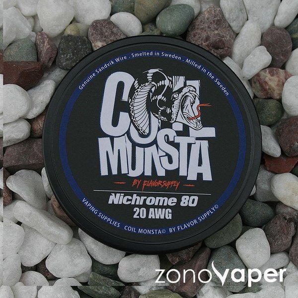 COIL MONSTA(コイルモンスター）Nichrome （ニクロム）80　20AWG 30ft（ネコポス便対象商品*注意事項要確認） 電子タバコ VAPE ベイプ