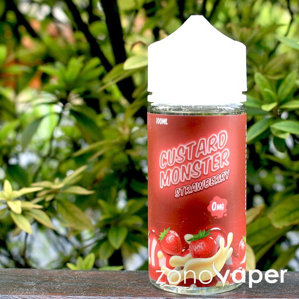 Custard Monster JX^[hX^[Strawberry Custard 100ML dq^oR VAPE xCv