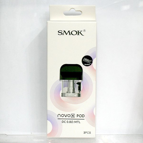 SMOKスモークNovo X用Pod Cartridge 2ml DC 0.8ohm MTL（ネコポス便対象商品 注意事項要確認） 電子タバコ VAPE ベイプ