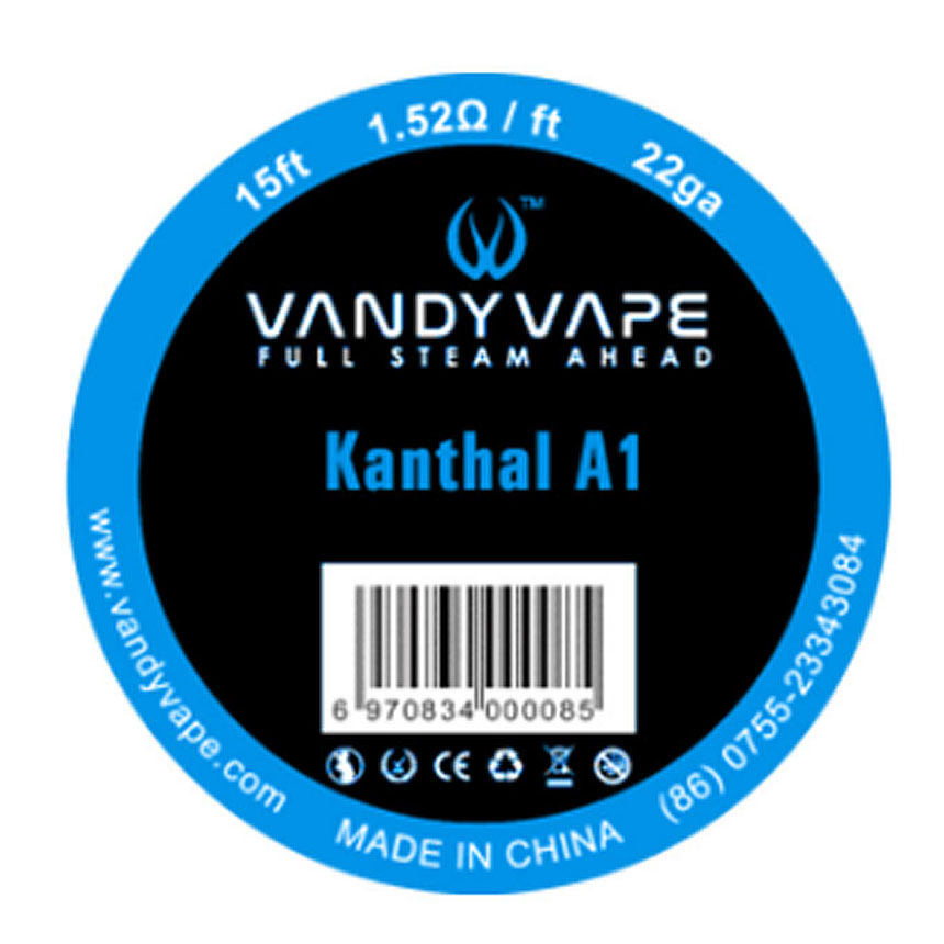 Vandy vapeバンディーベイプ Kanthal Wireカンタルワイヤー 22G 15ft（ネコポス便対象商品*注意事項要確認） 電子タバコ VAPE ベイプ