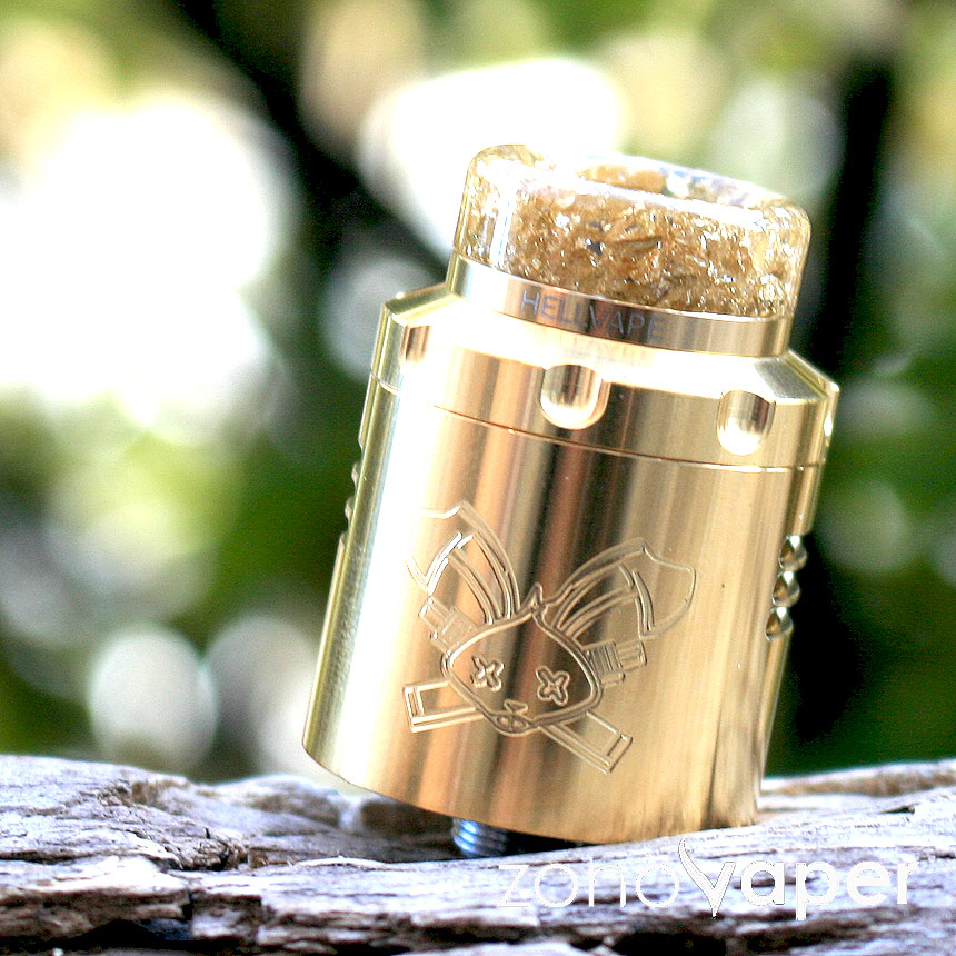 HELLVAPE Dead Rabbit デッドラビットV3 RDA Gold 電子タバコ VAPE ベイプ アトマイザー