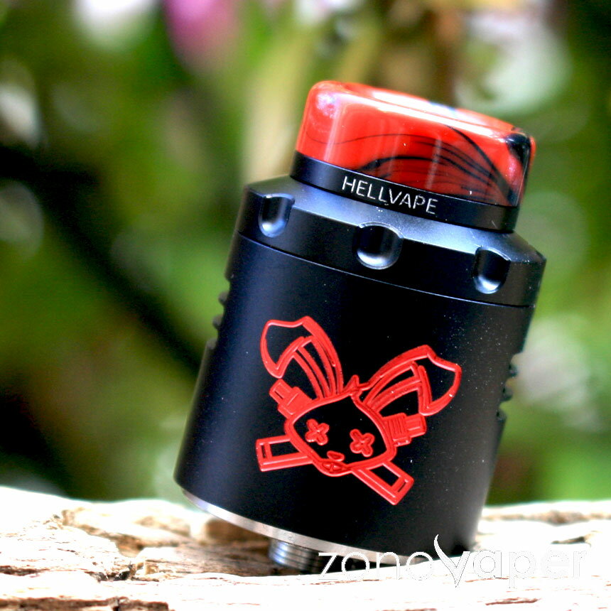 HELLVAPE Dead Rabbit デッドラビットV3 RDA Black Red 電子タバコ VAPE ベイプ テクニカルモッド リキッド 本体 スターターキット タールニコチン0 水蒸気 アトマイザー