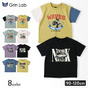 キッズ Tシャツ 半袖 男の子 プリント 半袖 Tシャツ 【GrinLab グリンラボ】 ベビー トップス カットソー ティーシャツ 天竺 デザイン 涼しい プ...