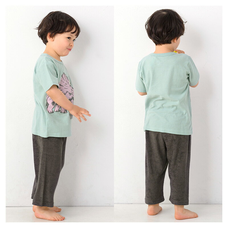 パジャマ 半袖 腹巻付き 恐竜 男の子 90cm 売れ筋ランキングも