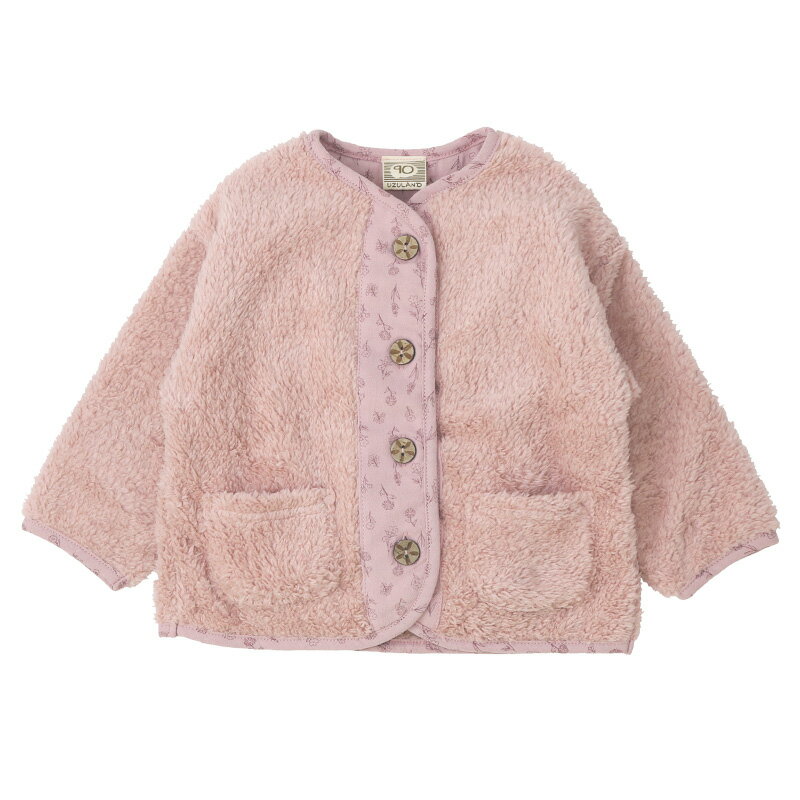 【~45%OFF】 キッズ フリース ジャケット 長袖 子供 女の子 ガーリー アウター ブ...