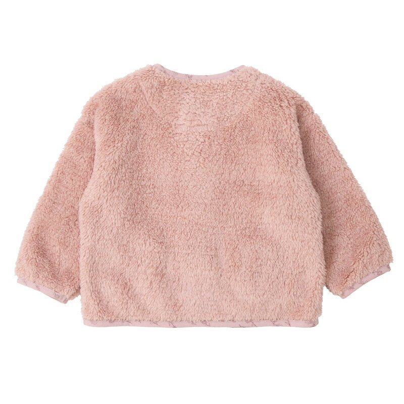 【~45%OFF】 キッズ フリース ジャケット 長袖 子供 女の子 ガーリー アウター ブ...