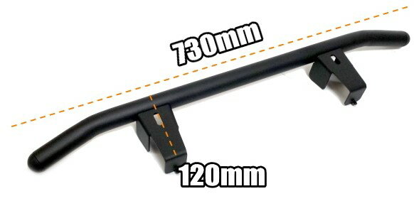 スズキJB64W／74W（ジムニー／ジムニーシエラ）2018年7月以降用スポットライトバー（アルミニウム艶消し黒 （寸法形状により取付不可のスポットライトもあり）、純正穴位置使用でボルトオン装着）