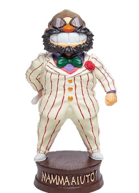 ジブリ美術館限定 バブルヘッド マンマユートボス タキシードver. ビッグ 紅の豚のサムネイル