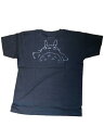 ジブリ美術館 Tシャツ 「草原トトロ (紺)」 XLサイズ となりのトトロ