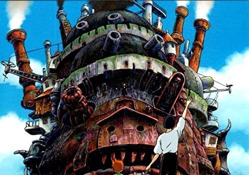 ジブリ美術館 ポストカード 「蒸気で応える城」 ハウルの動く城