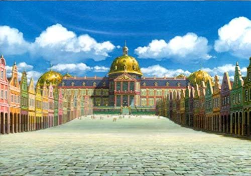 ジブリ美術館限定 ポストカード ハウルの動く城 「王宮広場」のサムネイル