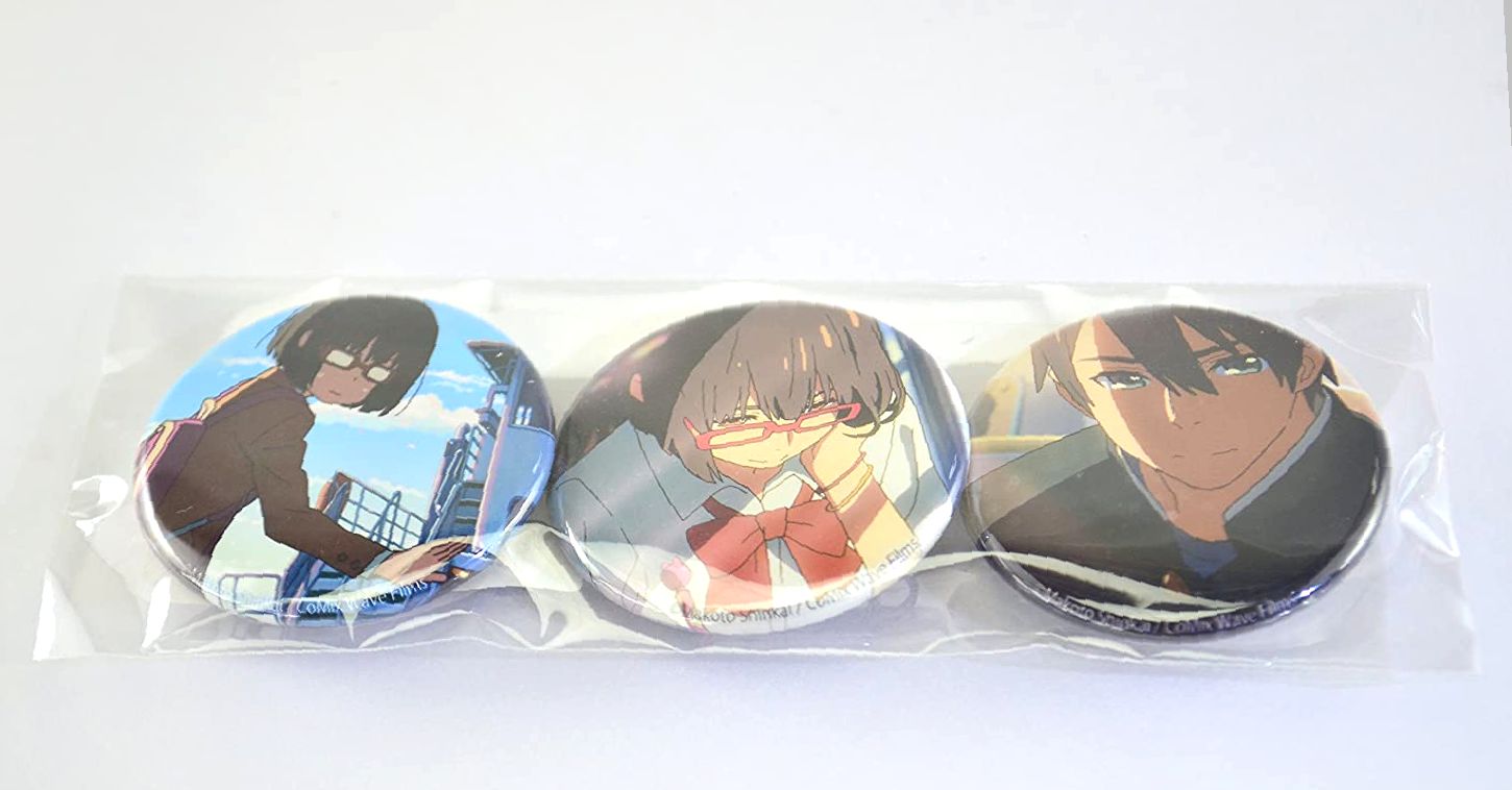 Rakuten - 新海誠展 クロスロード -きみはこの世界の、はんぶん。- 缶バッジ(小) 3個セット
