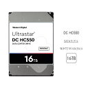 【在庫有り】Western Digital ハードディスクドライブ ハードディスク 16TB ウェスタンデジタル WUH721816ALE6L4 3.5インチHDD 7200RPM Buffer:512MB Serial ATA Rev.3.0 600MB/s