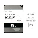 【在庫有り】Western Digital ハードディスクドライブ ハードディスク 18TB ウェスタンデジタル WUH721818ALE6L4 3.5インチHDD 7200RPM Buffer:512MB Serial ATA Rev.3.0 600MB/s 送料無料