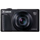 Canon キャノン コンパクトデジタルカメラ PowerShot SX740 HS ブラック 光学40倍ズーム 4K動画 Wi-Fi対応 PSSX740HSBK