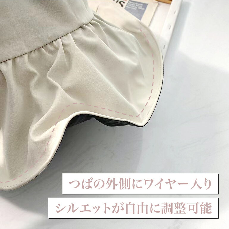 UVカット 帽子 日焼け止め帽子 UPF50+ 完全遮光 紫外線カット uvカット帽子 遮光 レディース レディースキャップ コットン帽子 レディース帽子 ブラックコーティング 夏 日よけ 日焼け止め 女優帽 コットンハット つば広 小顔効果 ブラック ベージュ 3