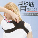 姿勢矯正ベルト 猫背 背筋 巻き肩 矯正 サポーター 簡単装着 調節可能 男女兼用 子供も使える フリーサイズ 猫背矯正ベルト メンズ レディース 肩こり 送料...