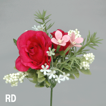 全長約17cm ミックスローズピック FD5536(花径約1.5〜4cm)*