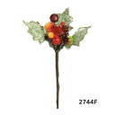 レッドベリーピック・6本セット 2744F全長約12cm 実径約0.3〜1cmリーフ約4.5cm*