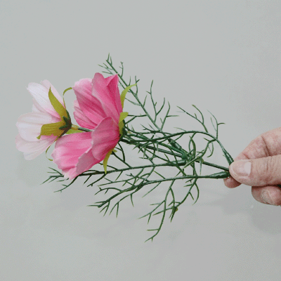*[最短出荷]コスモス(ビューティー)【秋の造花】コスモス 秋桜 18輪付コスモスブッ...