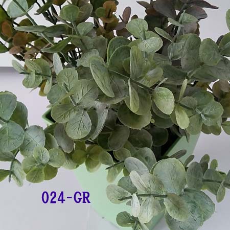 ユーカリ【造花】グリーン 全長31cm 秋色ユーカリブッシュ プラスチック製 R1171