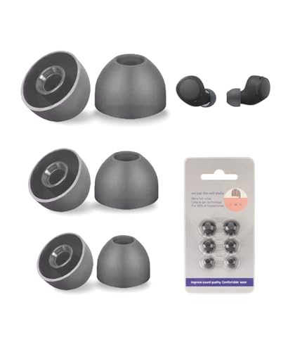 Sony WF-C510 対応 交換イヤーピース 交換用シリコン耳栓 シリコン製 (S/M/Lサイズ各1ペア) 【YAJOJO】..