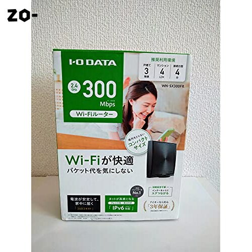 IODATA WN-SX300FR 360ͥб300Mbpsʵ͡ Wi-Fi롼