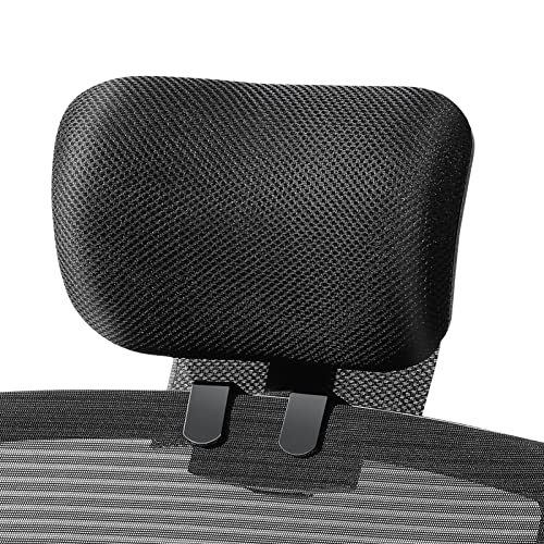 STOBOK ヘッドレスト 後付け 椅子のヘッドレスト 後付け ヘッドレスト オフィスチェア ヘッドレスト 高さと角度の調節が可能 穴あけなし取り付け 姿勢改善 パソコンチェア用 黒