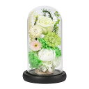 プリザーブドフラワー 仏花 仏壇用 お供え花 生花 ブリザードフラワー お供え ガラスドーム ペット仏花 花 供花 お花 枕花 薔薇 ローズ ledライト付き アレンジメント ペットのお供え お悔やみ 供花 お彼岸 初盆 新盆 お盆 御供