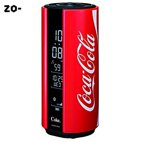 セイコークロック 目覚まし時計 置き時計マルチサウンドクロック コカ・コーラ Coca-Cola デジタル 赤 151×66×60mm AC608A