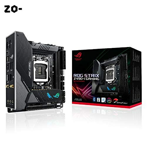 ASUS INTEL Z490 搭載 LGA1200 対応 マザーボード ROG STRIX Z490-I GAMING 【 Mini-ITX 】