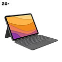 ロジクール Logicool iPad Air 10.9インチ 第5世代 第4世代 対応 トラックパッド付き キーボード一体型ケース Combo Touch iK1095GRAr 日本語キーボード スマートコネクタ キーボード着脱可能 オッ