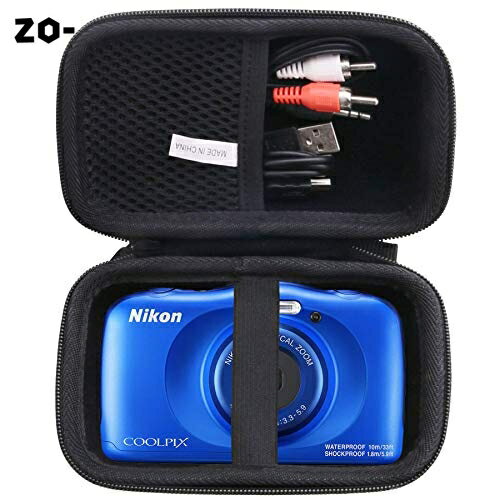 Nikon デジタルカメラ COOLPIX W150/W300/A100/A10 専用保護収納ケース -waiyu JP (Storage case、 Black)