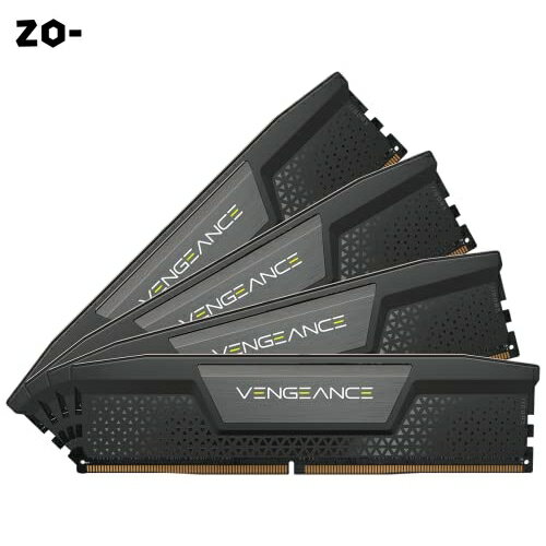 CORSAIR DDR5-5600MHz デスクトップPC用メモリ VENGEANCE DDR5シリーズ (PC5-44800) Intel XMPメモリキット 64GB [16GB×4枚] ブラック CMK64GX5M4B5600C36