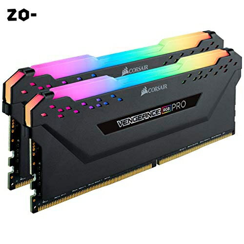 CORSAIR DDR4-4000MHz デスクトップPC用 メモリ Vengeance RGB PRO シリーズ 16GB [8GB × 2枚] CMW16GX4M2Z4000C18