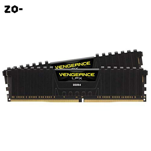 CORSAIR DDR4-3200MHz デスクトップPC用 メモリ Vengeance LPX シリーズ 16GB [8GB×2枚] ブラック CMK16GX4M2D3200C16