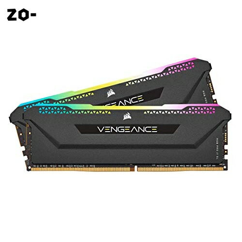 Corsair DDR4-3600MHz デスクトップPC用 メモリ VENGANCE RGB PRO SLシリーズ 32GB [16GB×2枚] CMH32GX4M2Z3600C18