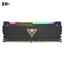 Patriot Memory パトリオットメモリ Viper Steel RGB DDR4 3600MHz PC4-28800 32GB (1 x 32GB) デスクトップ用メモリ PVSR432G360C0